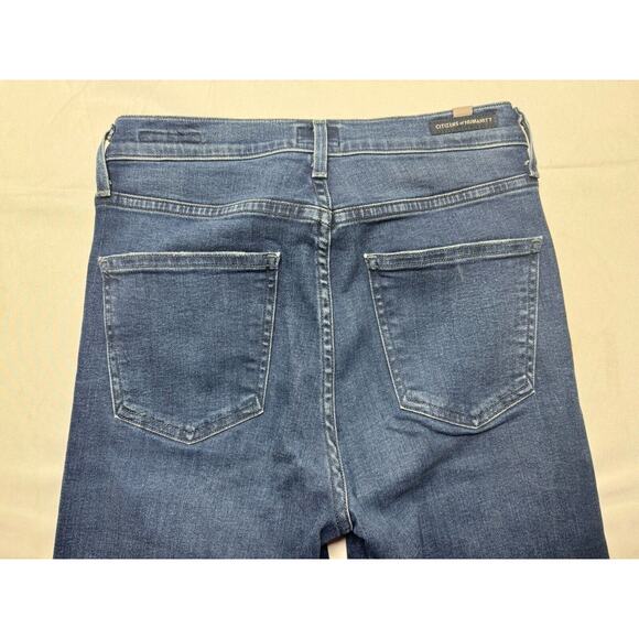 Citizens of Humanity Women's Harlow Ankle Hi Rise Slim Blue Jeans - Size 26x27 - Picture 3 of 10